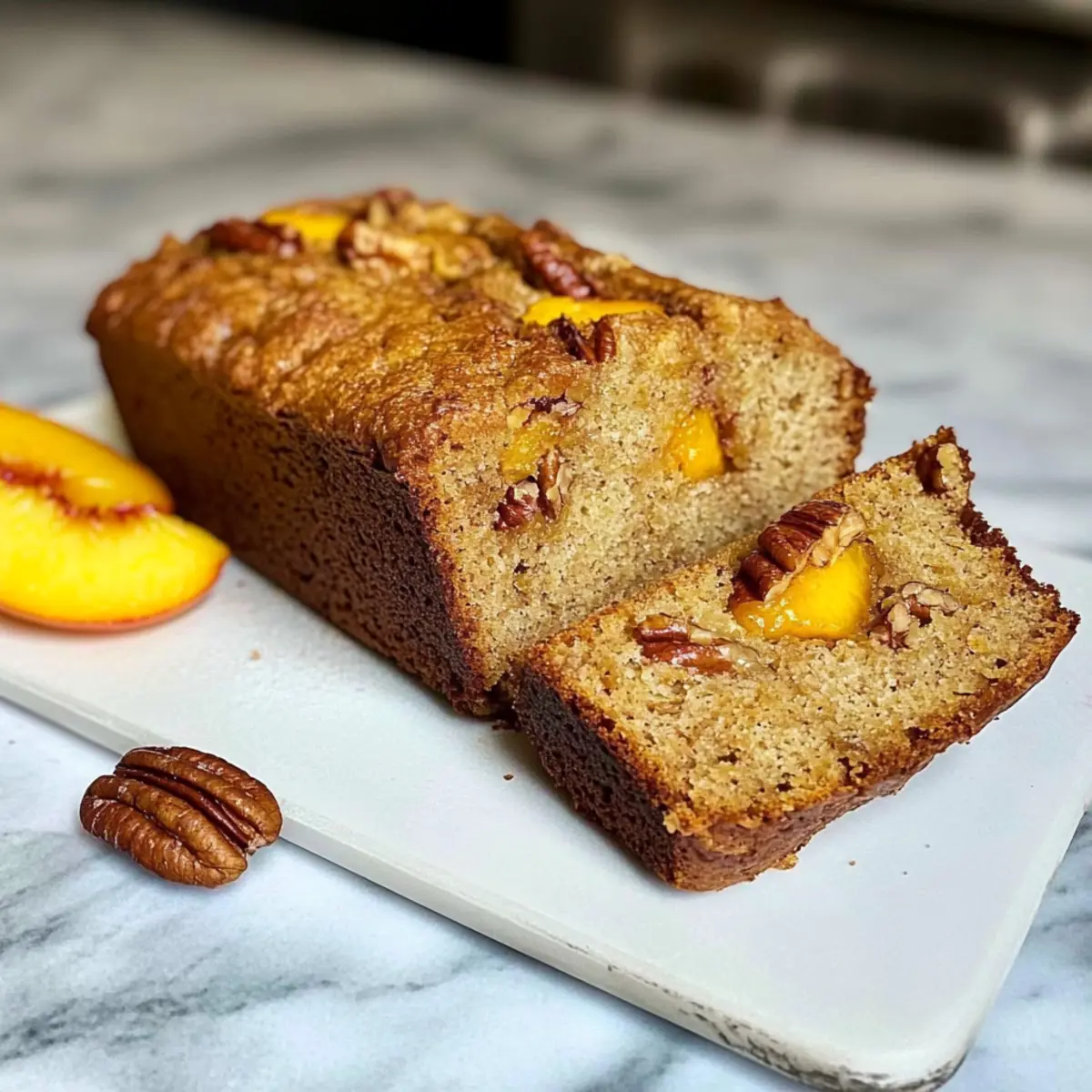 Heavenly Peach Pecan Bread That’s Perfectly Moist and Sweet