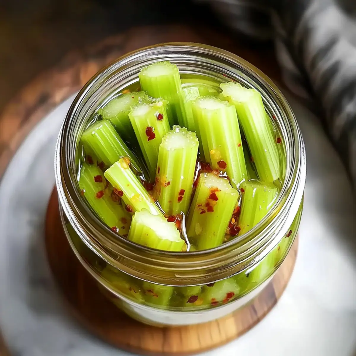 Quick & Spicy Pickled Celery for a Crunchy Snack Attack