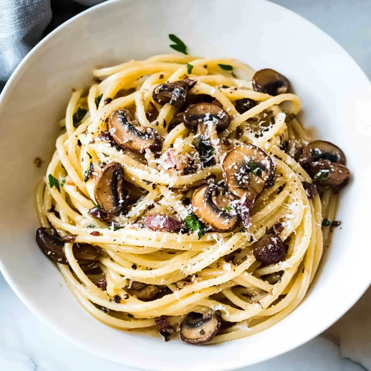 Mushroom Spaghetti Aglio Olio: 15-Minute Comfort Dish