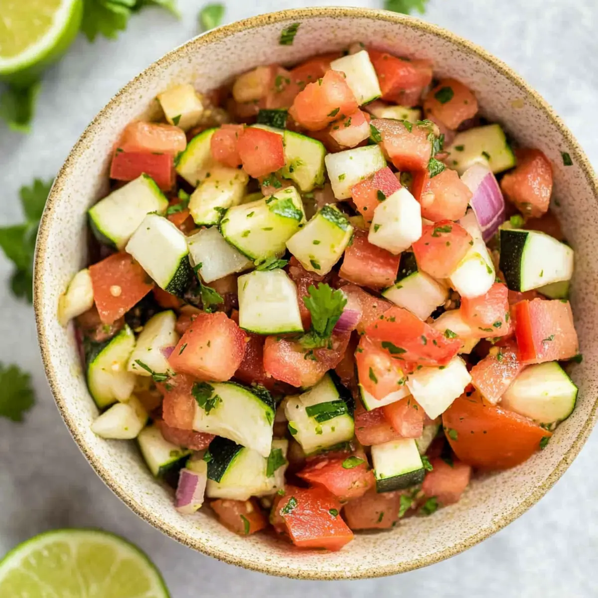 No-Cook Quick & Easy Zucchini Salsa: Fresh Summer Delight