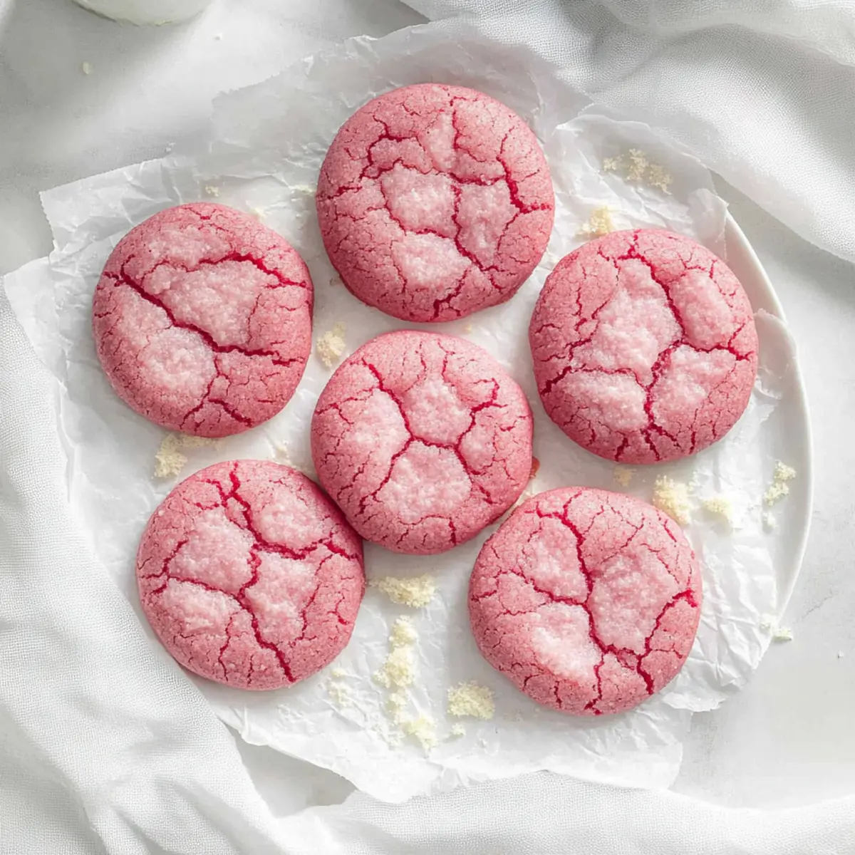Pink Velvet Cookie Bliss: Soft, Chewy, and Irresistible