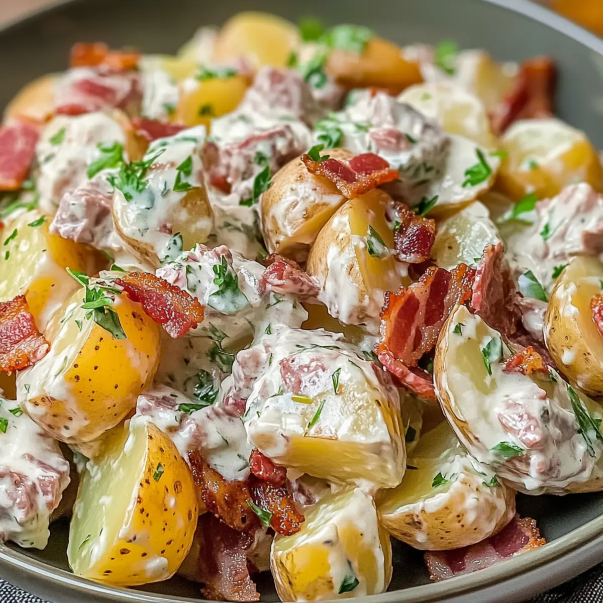 Savor the Creamy Goodness of Steakhouse Potato Salad