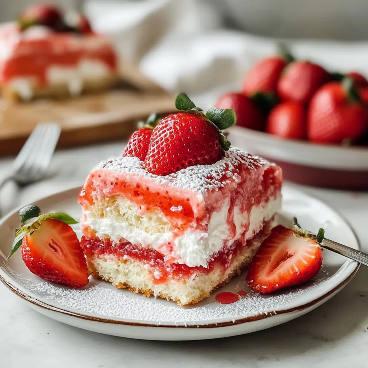 Heavenly Strawberry Tiramisu with a Fruity Twist