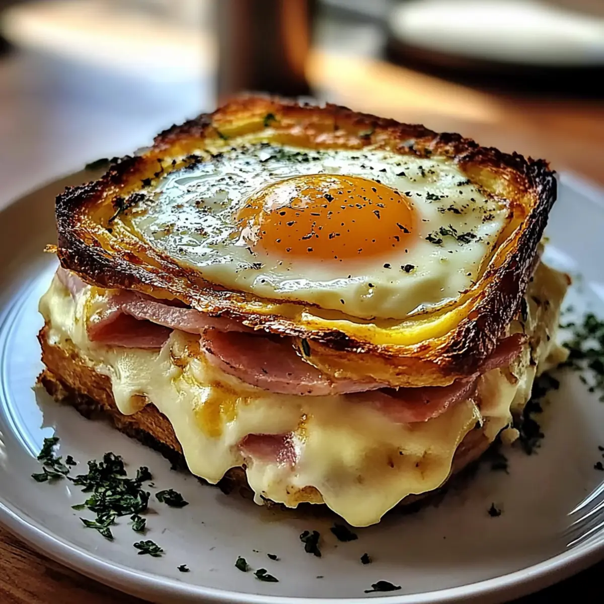 Deliciously Cheesy Croque Madame Casserole for Brunch Bliss