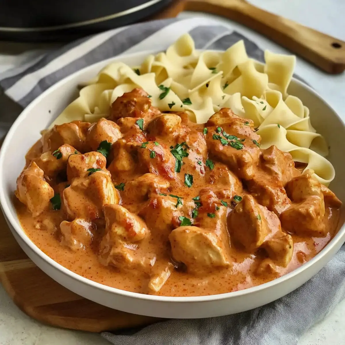 Savor the Comfort of Homemade Chicken Paprikash Delight
