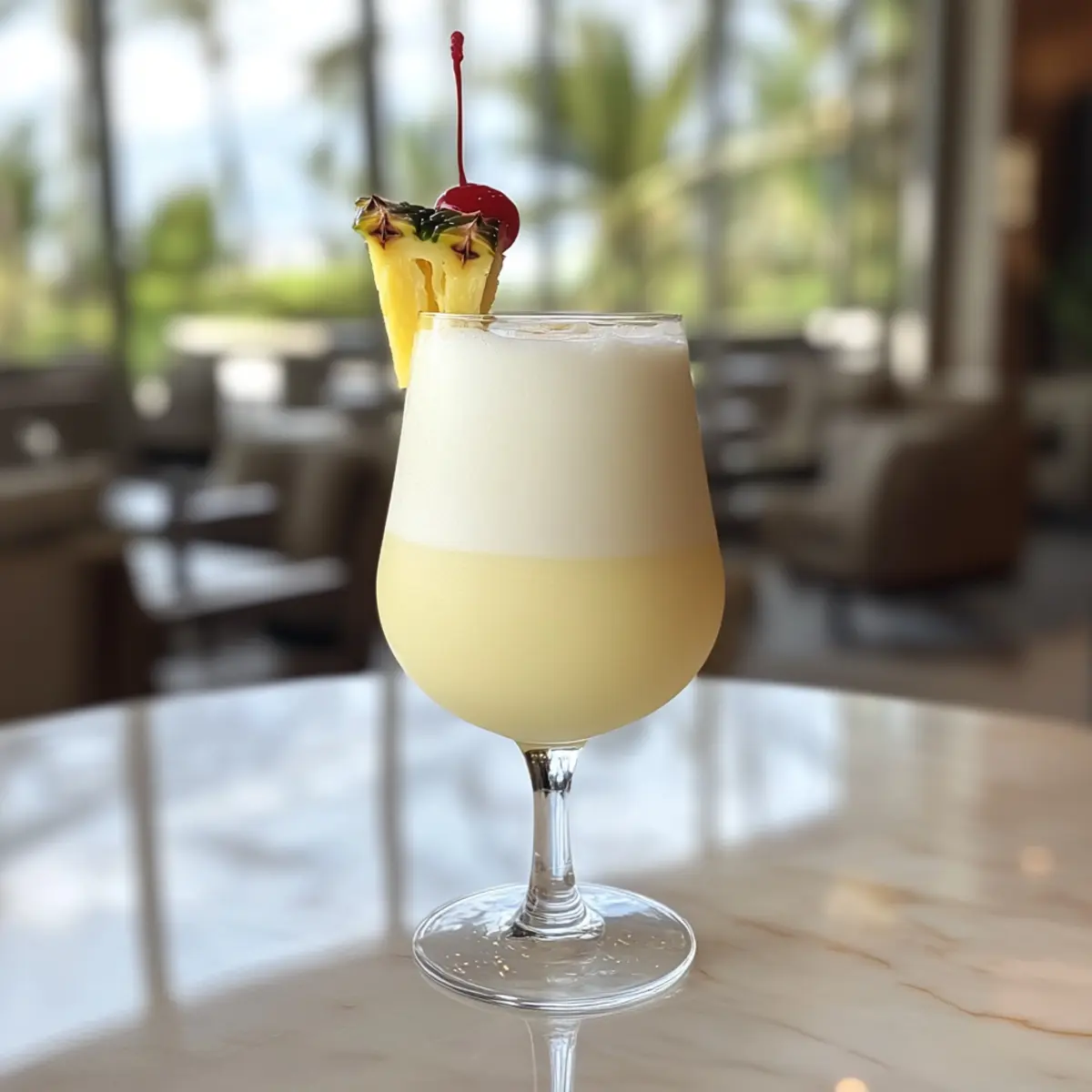 Tropical Piña Colada Mocktail for a Refreshing Escape