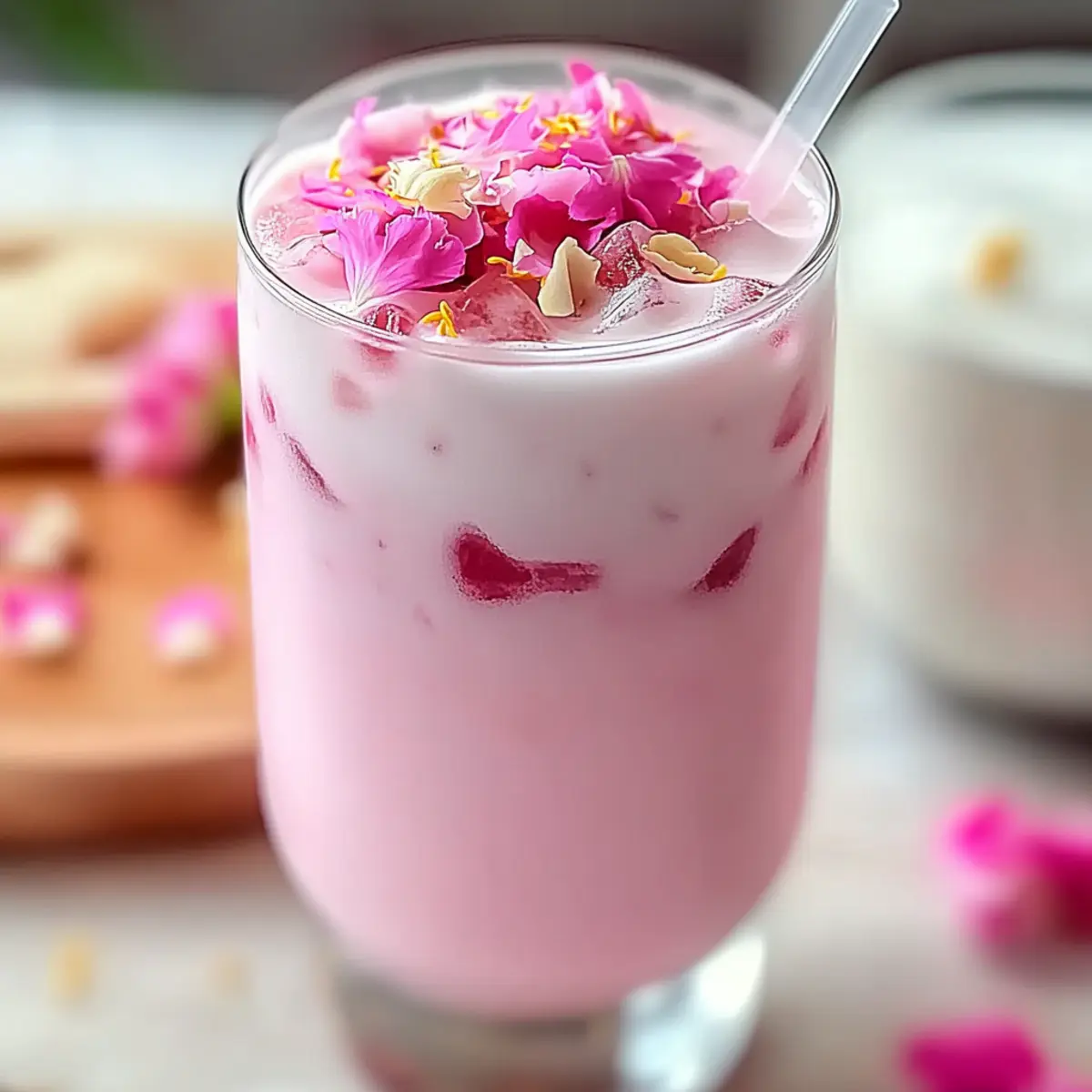 Thai Pink Milk Drink: A Refreshing Sip of Nostalgia