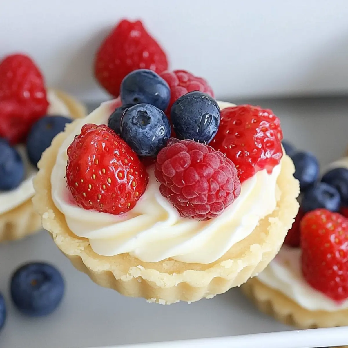 Delightful Sugar Cookie Fruit Tarts for Sweet Summer Bliss