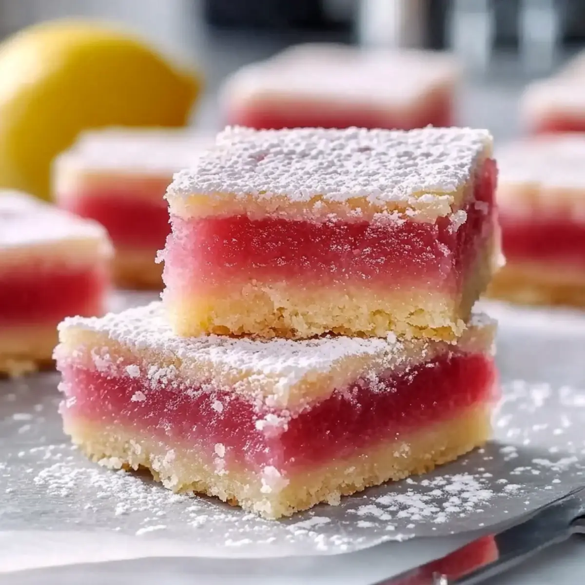 Hibiscus Lemon Bars That Will Brighten Your Day