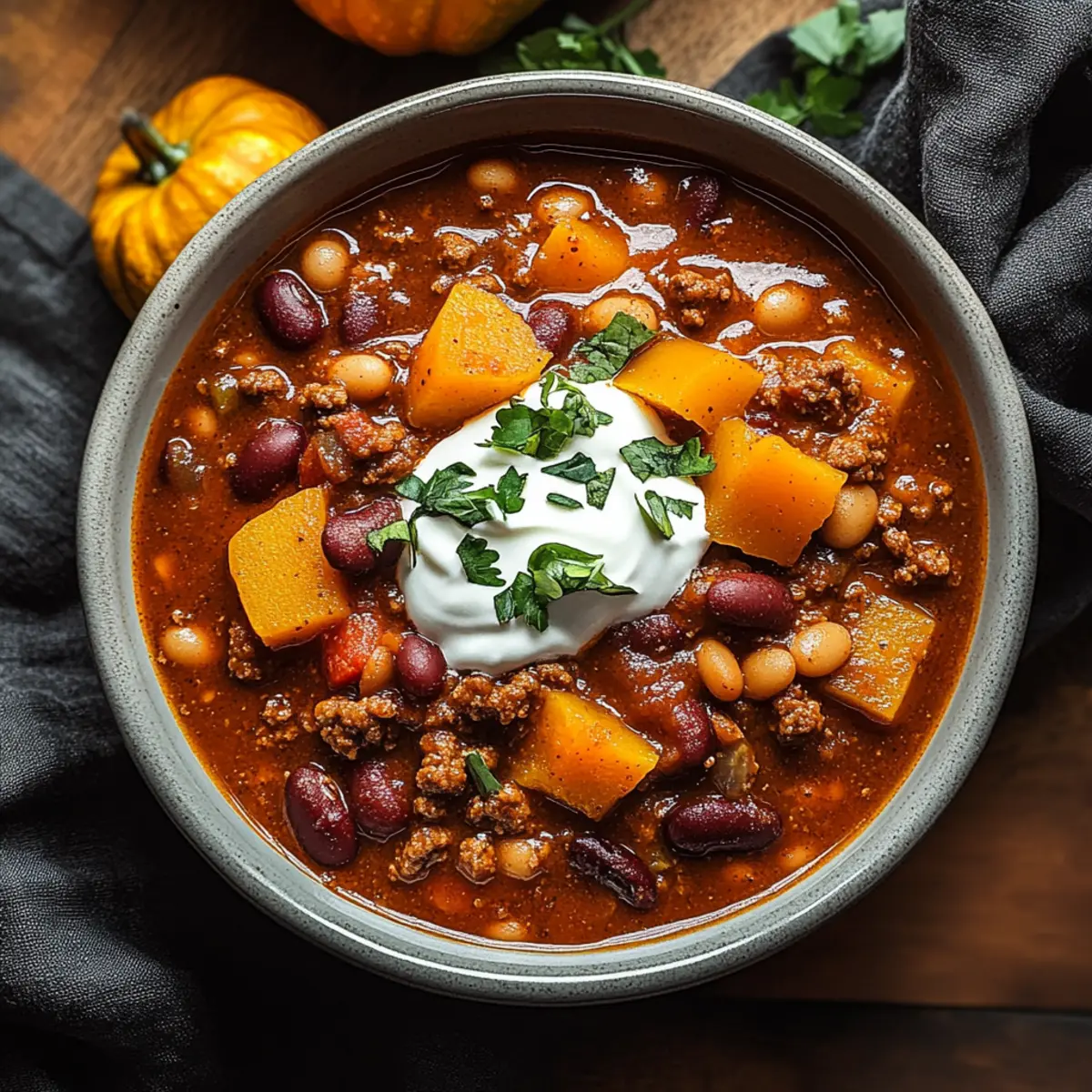 Cozy Up with Hearty Pumpkin Chili for Ultimate Comfort