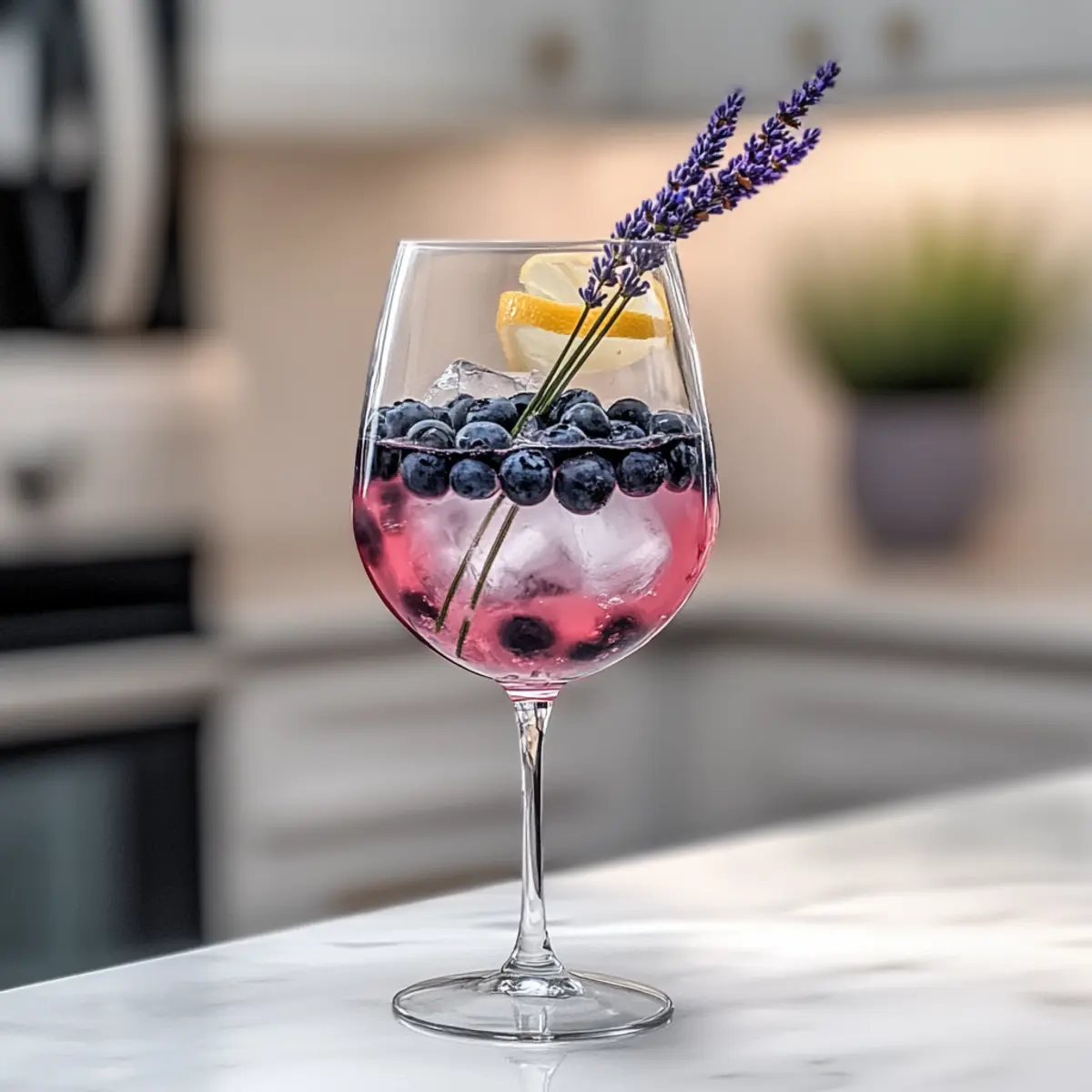 Delightful Blueberry Lavender Spritz Mocktail for Every Occasion