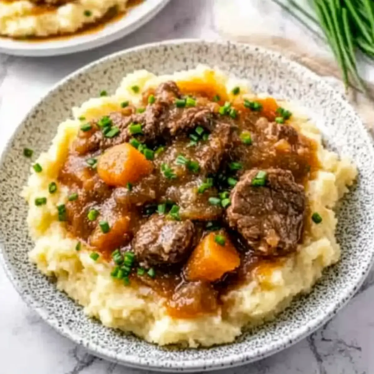 Fall Apple Cider Stew over Mashed Potatoes for Cozy Nights