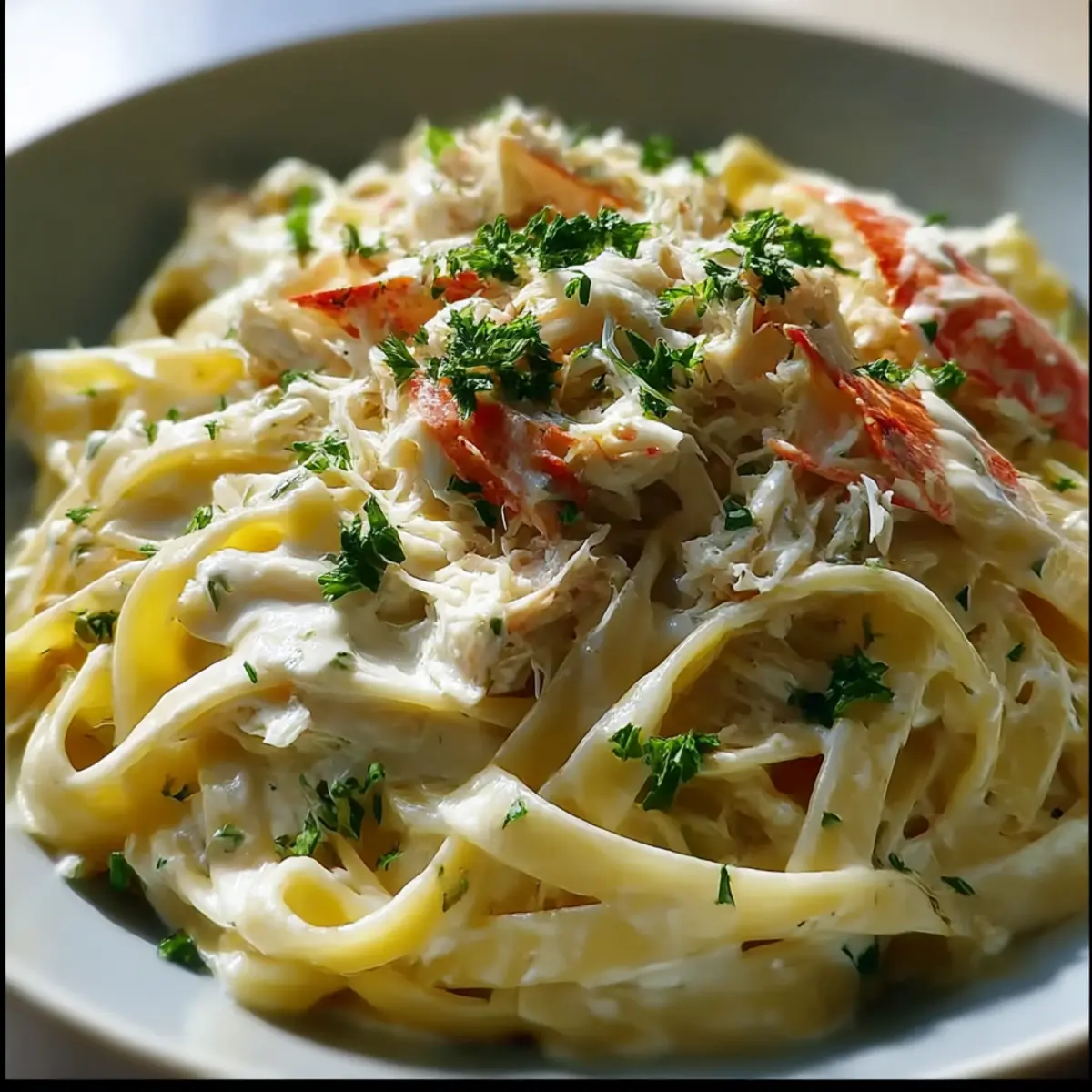 Creamy Crab Fettuccine Alfredo: Indulgent Comfort in 30 Minutes
