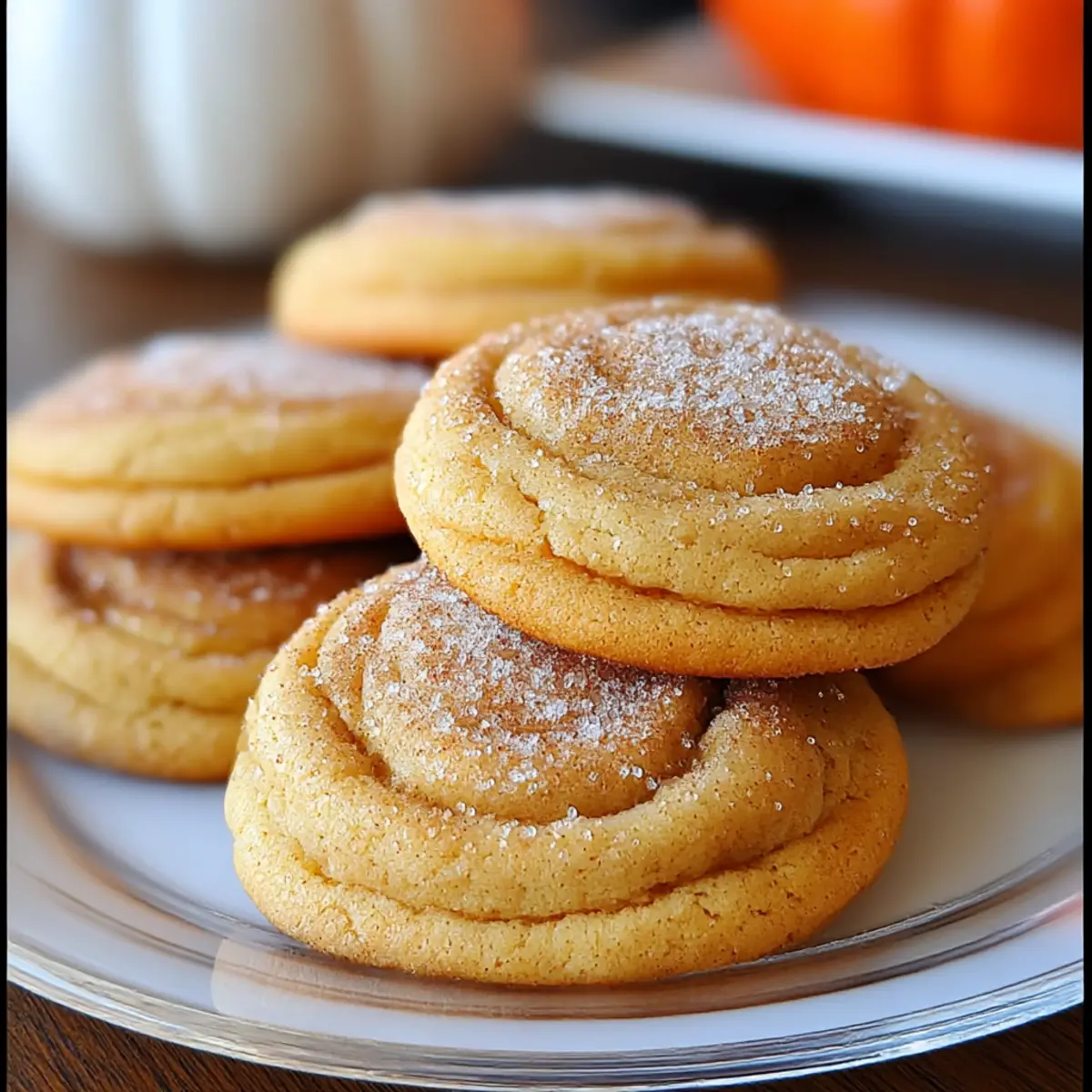 Pumpkin-Spice Sugar Cookies That Melt in Your Mouth