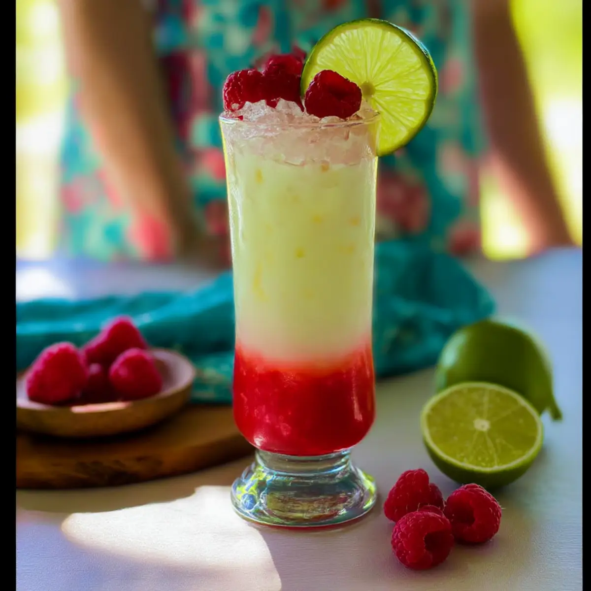 Refreshing Coco-Raspberry Colada for Your Summer Chill