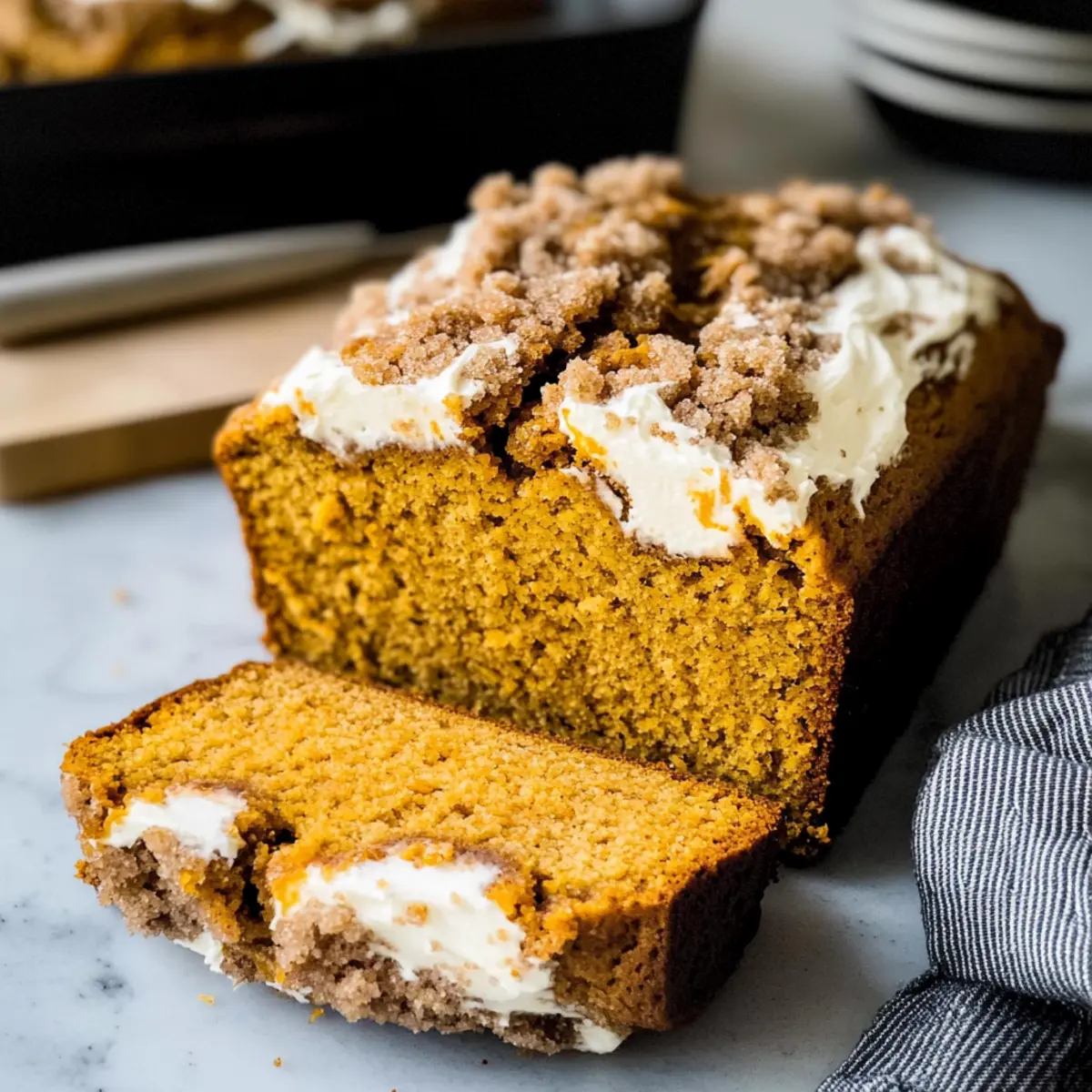 Moist Pumpkin Cream Cheese Bread for Cozy Fall Days