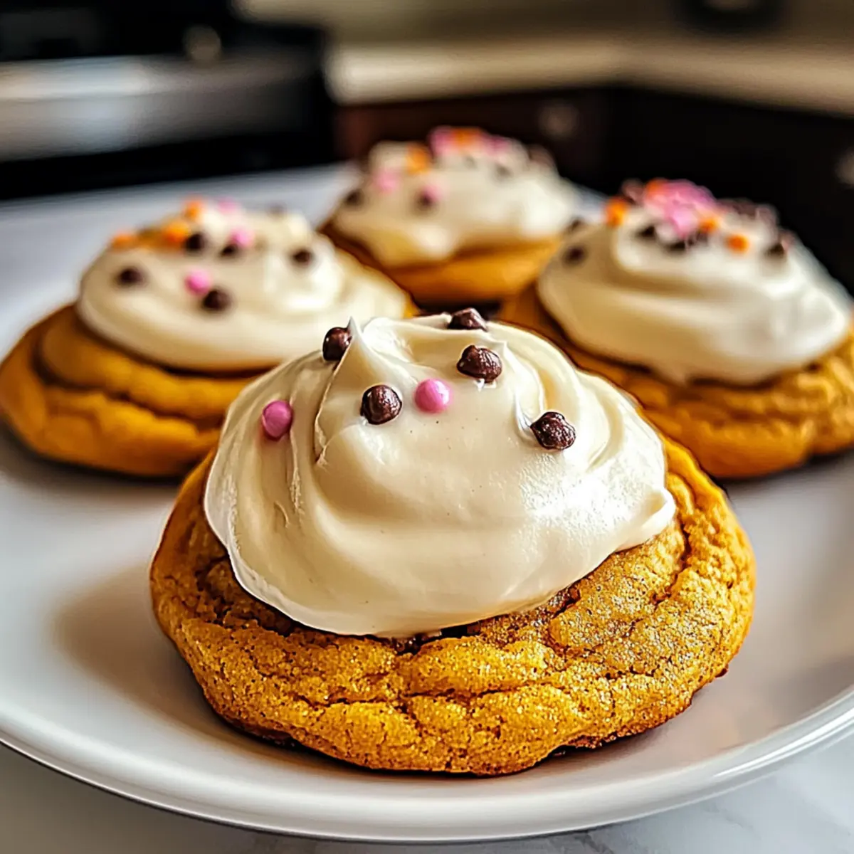 Soft Pumpkin Cookies Bursting with Flavor and Creamy Frosting