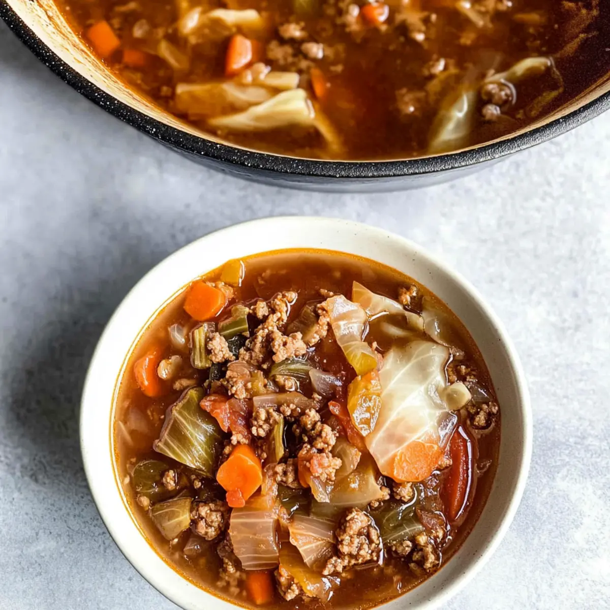 Comforting Beef Cabbage Soup for Cozy Family Nights